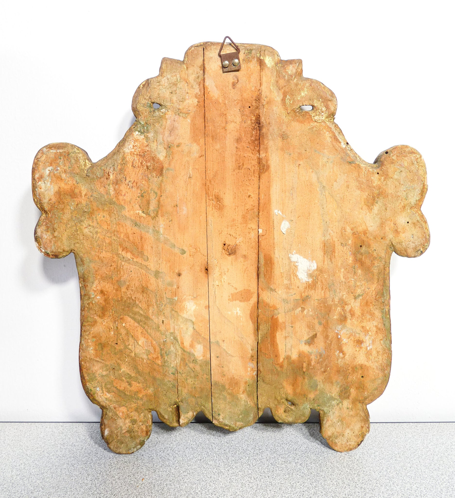 trittico cartegloria luigi xiv epoca 1700 cartagloria legno argentato antico