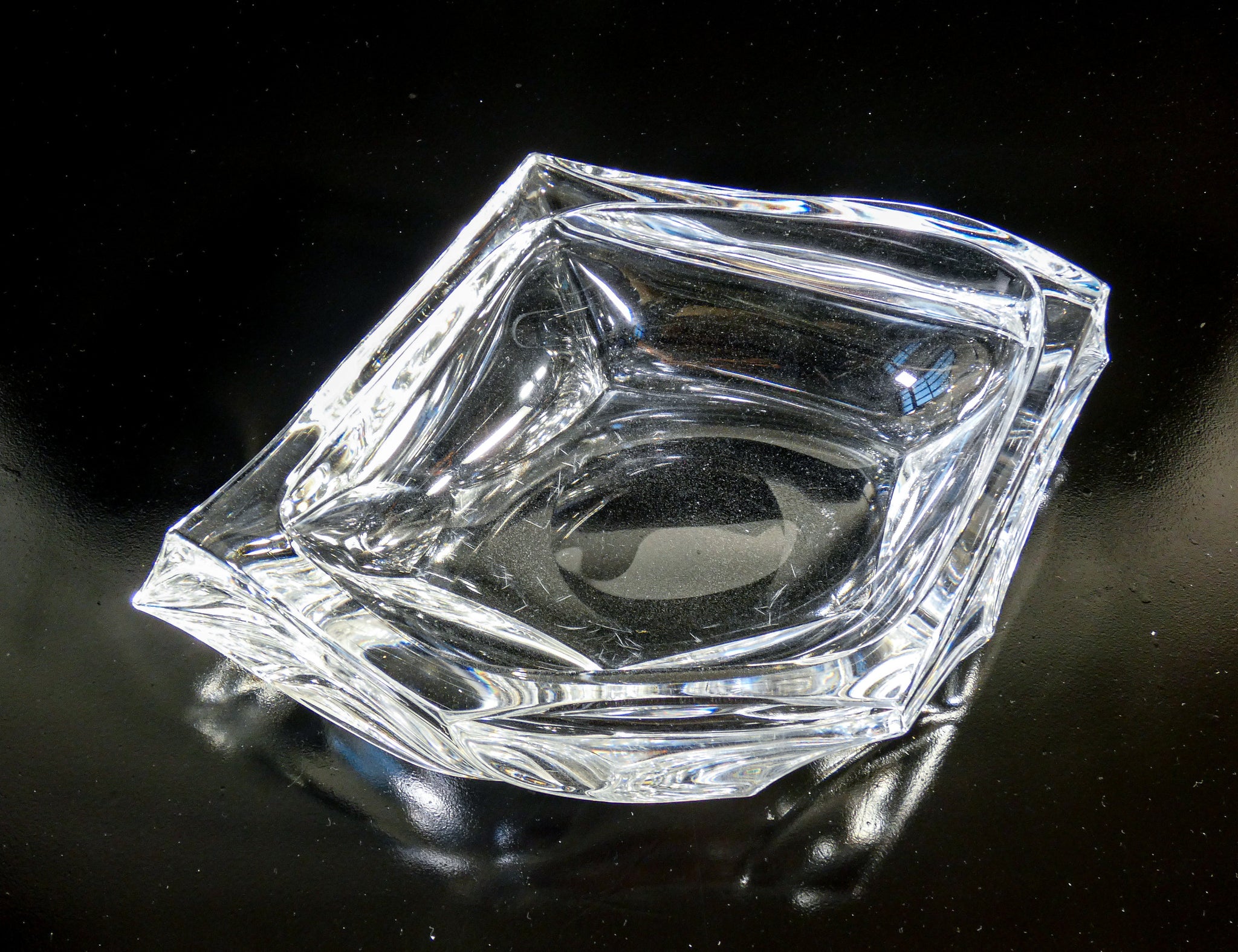 vaso centrotavola daum design cristallo francia design vassoio fruttiera