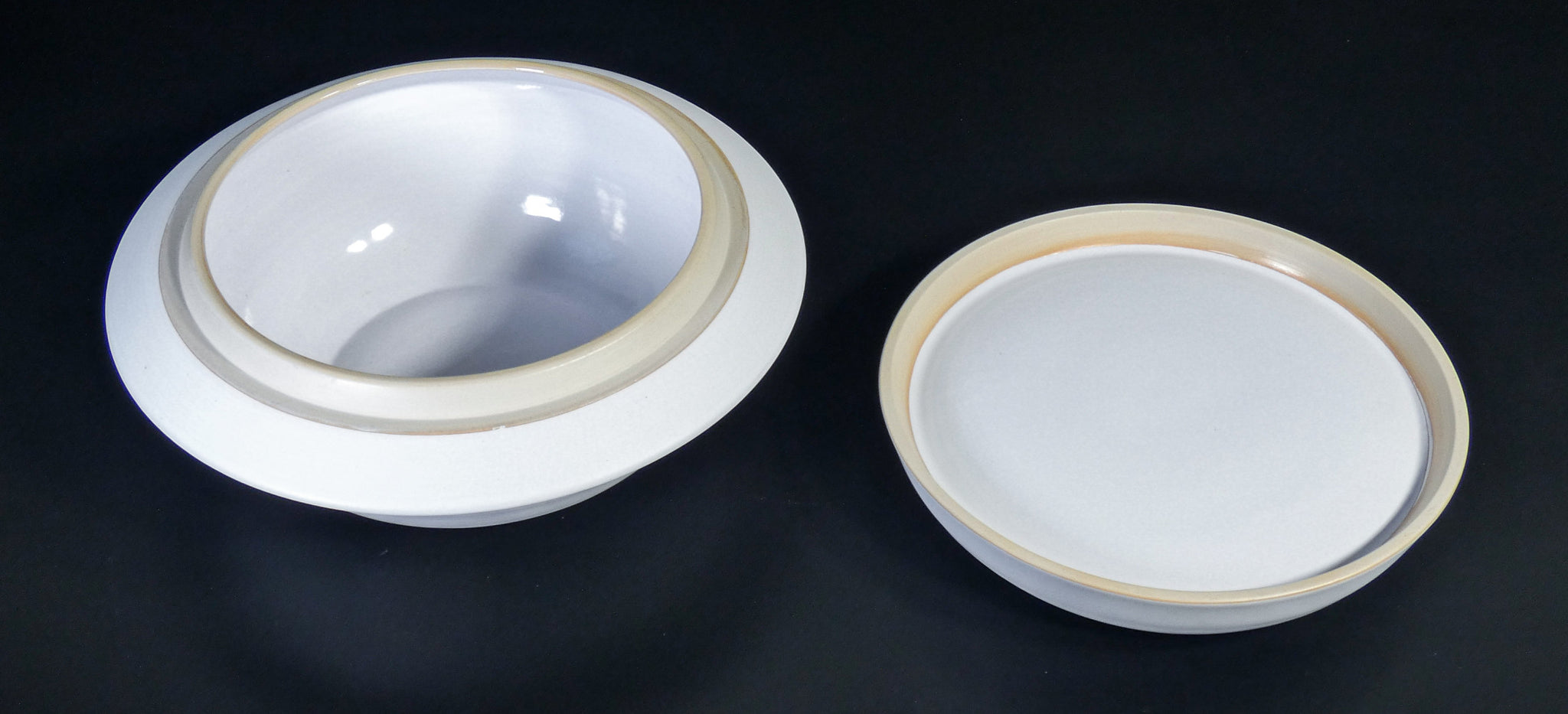 vaso ceramica design firmato franco bucci laboratorio pesaro 1960s grande