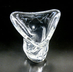 vaso cristallo sevres centrotavola portafiori coppa epoca 1900 crystal vase
