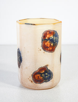 vaso design alfredo barbini scavo vetro sonoro soffiato murano epoca 1970s 2