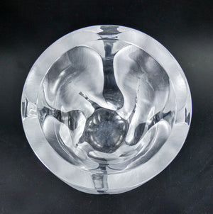 vaso ingrid lalique france cristallo epoca 1950s design firmato crystal art