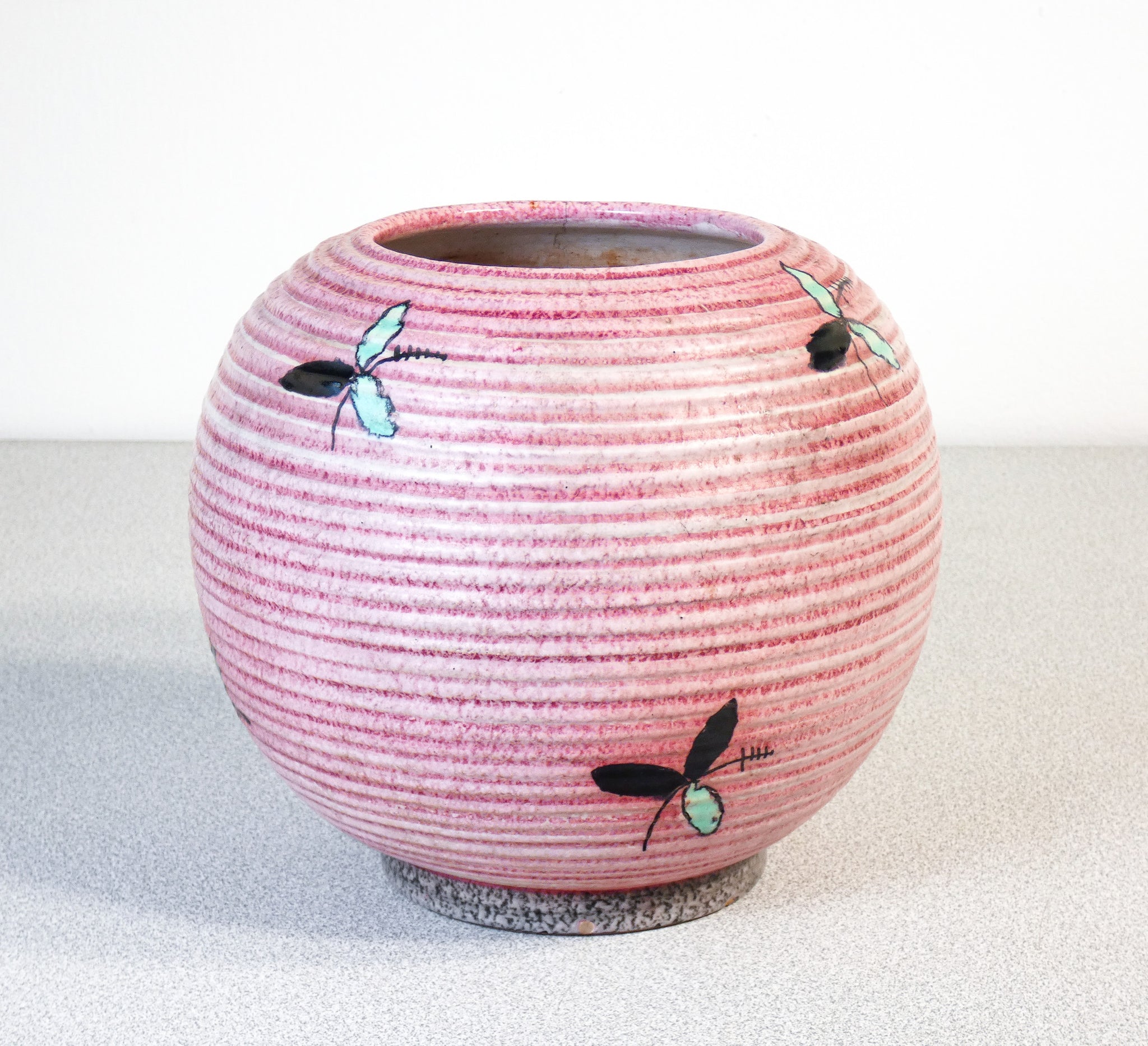 vaso maiolica deruta perugia ceramica design italia decorato a mano 1900