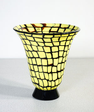 vaso neomurrino design ercole barovier per barovier e toso vetro soffiato 2