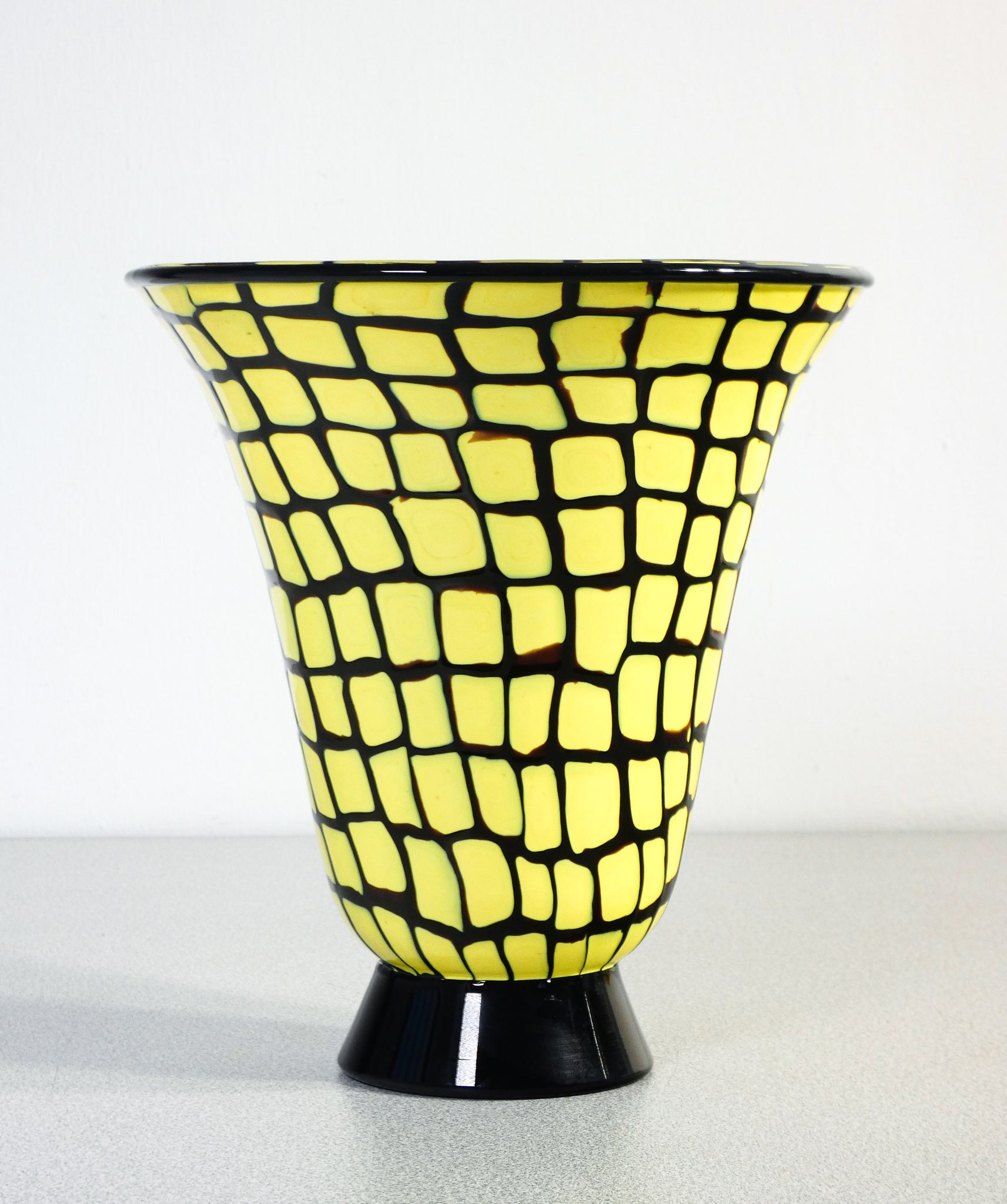 vaso neomurrino design ercole barovier per barovier e toso vetro soffiato 2