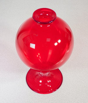 vaso venini veronese design vittorio zecchin vetro soffiato murano rosso 2016