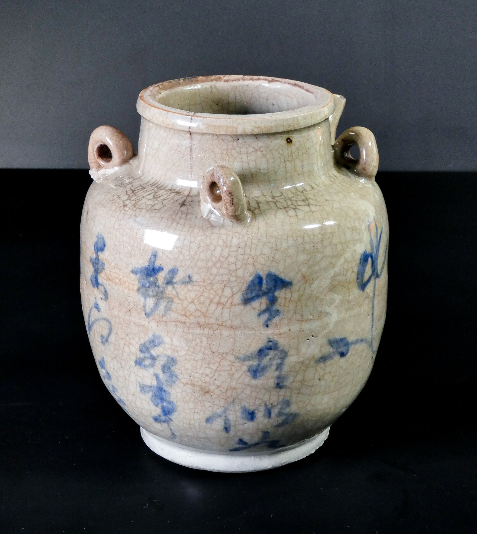 vaso versatoio ceramica dipinta porcellana cina cinese china vase epoca