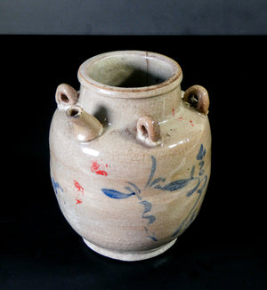vaso versatoio ceramica dipinta porcellana cina cinese china vase epoca