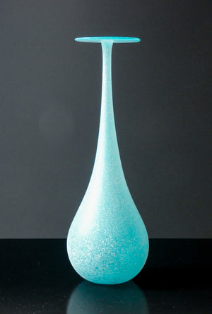 vaso vetro soffiato firmato la murrina murano italia venice blown art glass